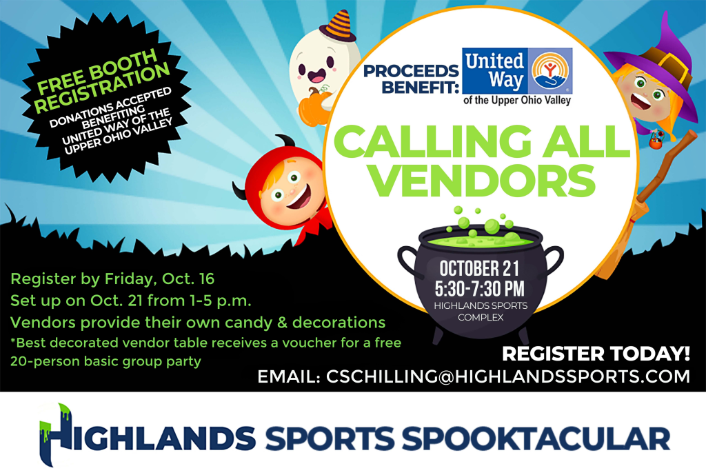 2026 Spooktacular vendors at Highlands Sports Complex